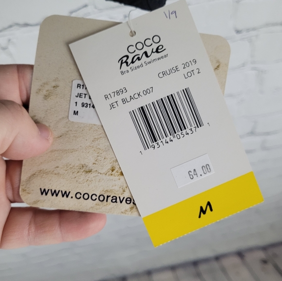 COCO RAVE | gingham ruffle multi strap soft cup textured bikini top - Picture 5 of 6